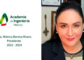 Mónica Barrera Rivera, la primera mujer frente a la Academia de Ingeniería de México