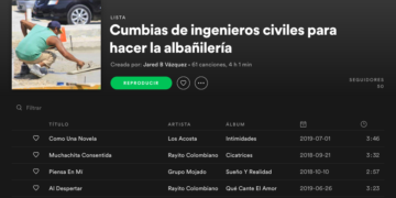Playlists en Spotify para ingenieros