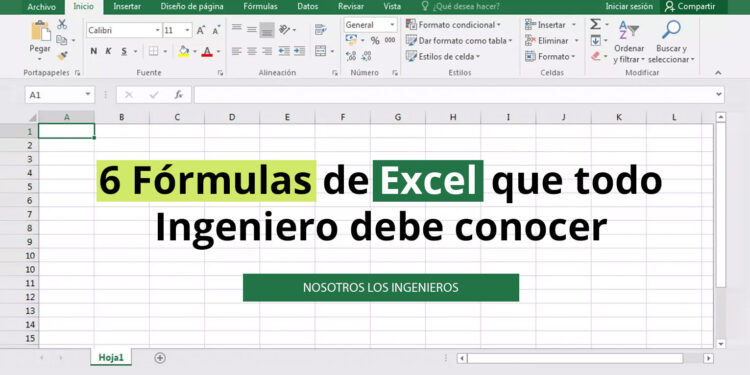 Excel para Ingenieros: 6 Fórmulas de Excel que todo ingeniero debe de conocer