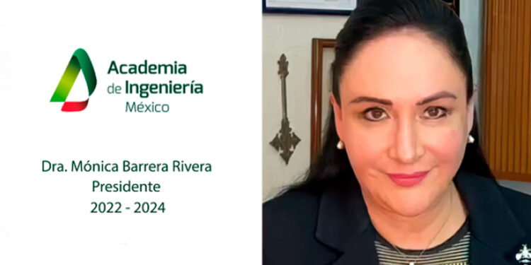 Mónica Barrera Rivera, la primera mujer frente a la Academia de Ingeniería de México